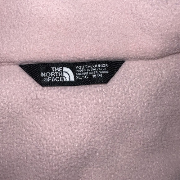 The North Face Pink and Gray Pullover, girls XL, womens small - Picture 4 of 4